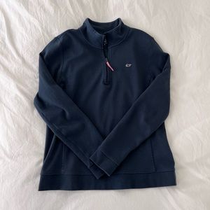 Vineyard Vines Woman S 3/4 Zip Navy